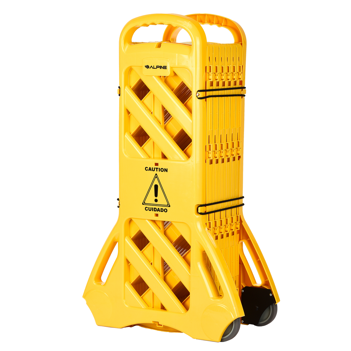 Alpine 13-Foot Expandable Mobile Safety Barricade Fence System