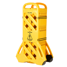 13-Foot Expandable Mobile Safety Barricade Fence System
