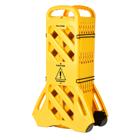 Alpine 13-Foot Expandable Mobile Safety Barricade Fence System