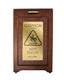 ALPINE INDUSTRIES 2-SIDED BRASS PLATED WET FLOOR SIGN