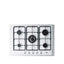 30" wide 5-burner smooth-top cooktop in white with touch controls