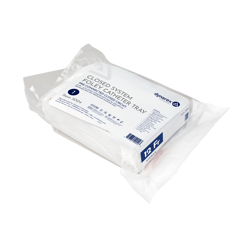 Closed Circuit / Closed System Foley Catheter Tray 12 Fr