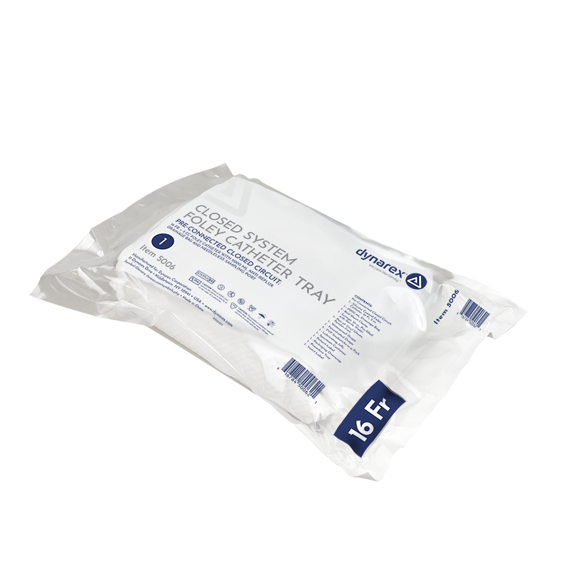 Closed Circuit / Closed System Foley Catheter Tray 16 Fr