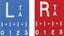 Digital Imaging Markers: R & L 3/4" No Initials