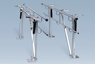Bailey Single Operator Parallel Bars, Floor Mounted, Adjustable Height & Width - Model 565