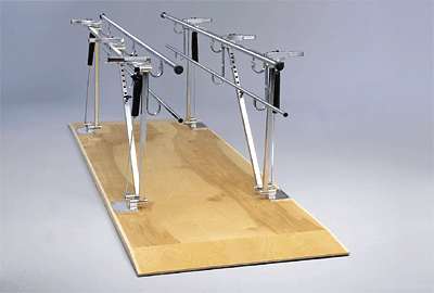Bailey Single Operator Parallel Bars, Platform Mounted, Adjustable Height & Width - Model 575