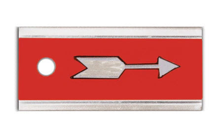"Elite" Cassette Markers: Arrows 1" No Initials Main image
