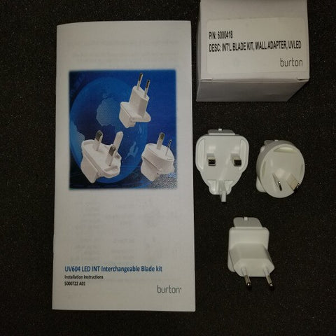 Burton INTERNATIONAL WALL ADAPTER BLADE KIT