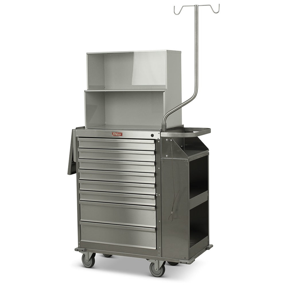 Stainless Steel Cast Cart with Top Shelf Main image