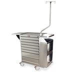 Stainless Steel Cast Cart - quarter-left