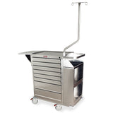 Stainless Steel Cast Cart - quarter-left