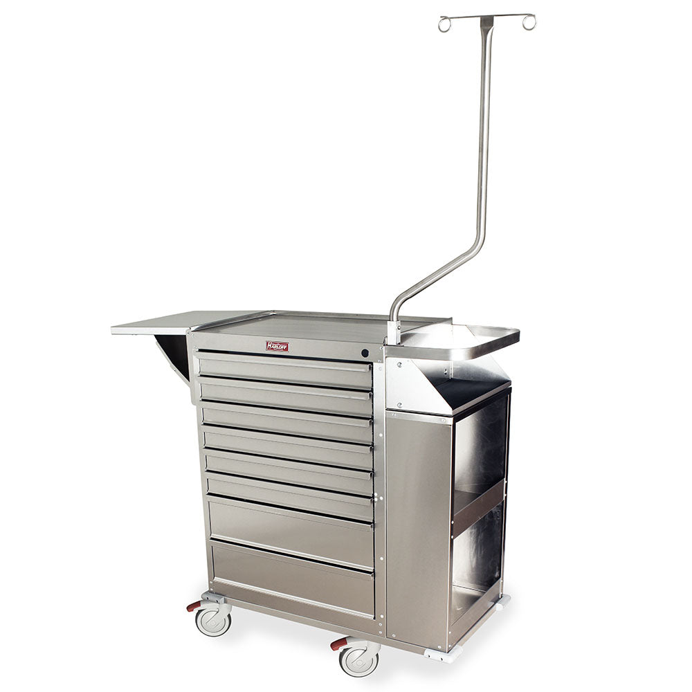 Stainless Steel Cast Cart - quarter-left