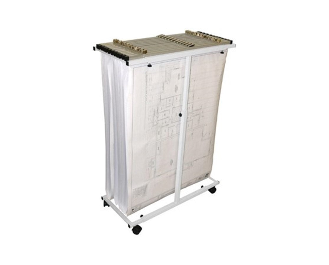 Mobile Vertical Plan Center for Blueprints, White Main image