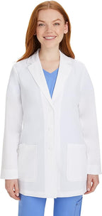 White Lab Coat with Pockets