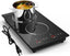 120V 2-burner built-in induction cooktop in black
