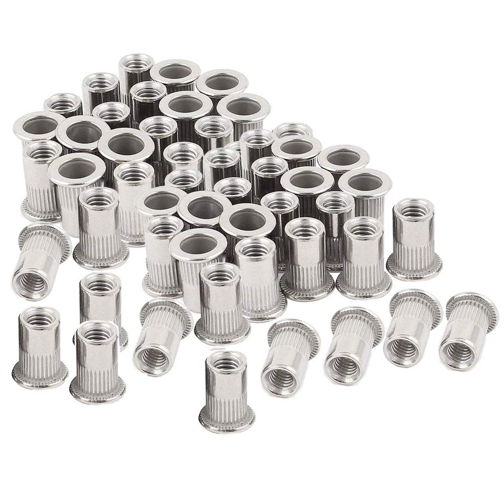 Harloff Nutserts 1/4-20 Steel, Bag of 50