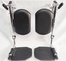15015-24 Bariatric Reclining Wheelchair Left Foot Plate