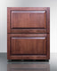 Kit that allows the SP6DS2D7 drawer refrigerator to accept custom overlay panels