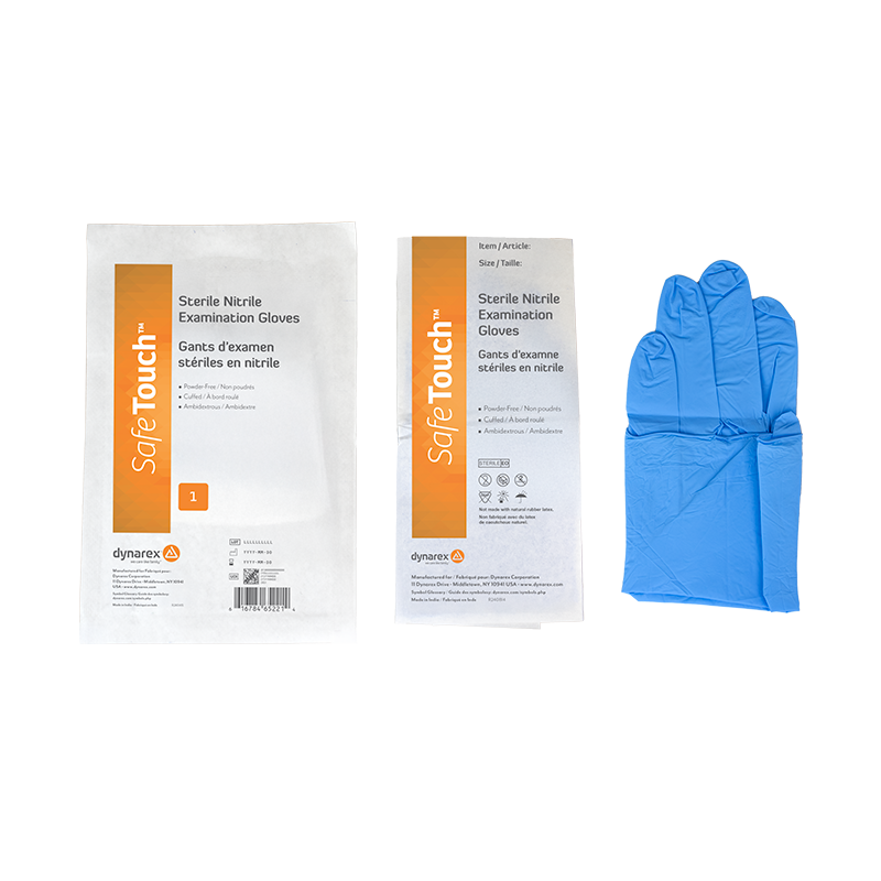 Nitrile Sterile Exam Gloves, Singles Code: 6522 Main image