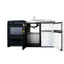 63" wide Turnkey Kitchen with sink, cooktop, and refrigerator-freezer