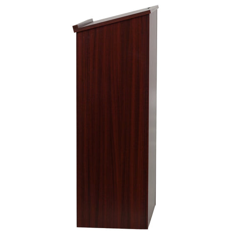 Wood Stand-Up Podium Lectern with Drawer