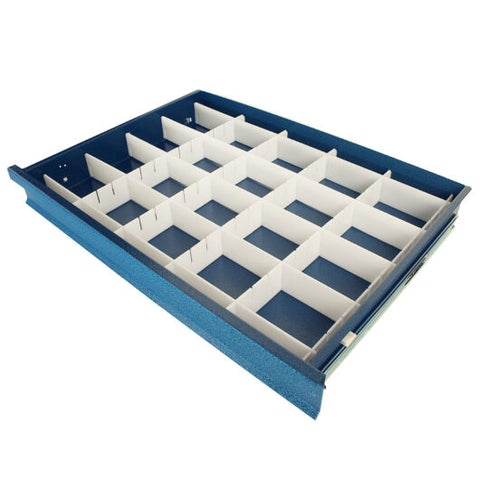 Harloff Medication Cart Adjustable Plastic Drawer Divider Set, 3 Inch Drawers, 680572