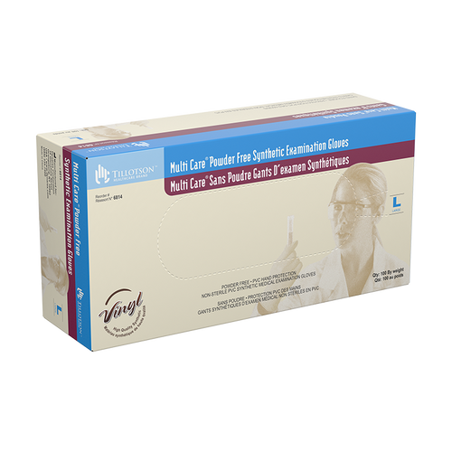 Multi Care Vinyl Exam Gloves, Powder-Free