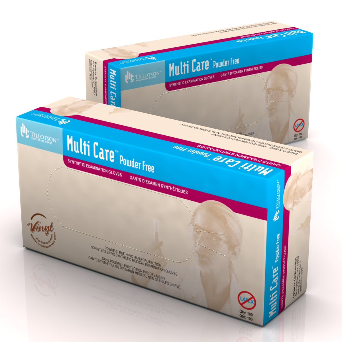 Multi Care Vinyl Exam Gloves, Powder-Free (Case)