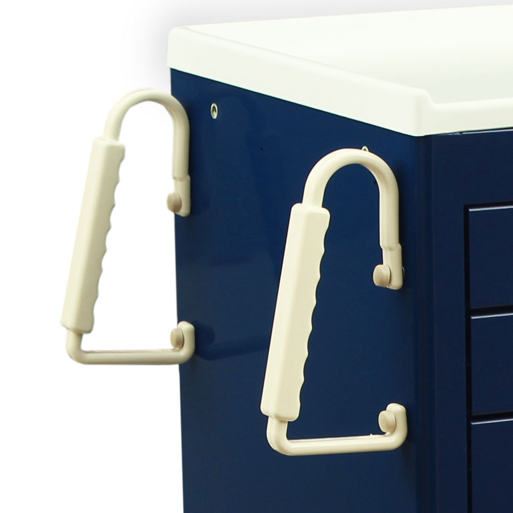 Harloff Side Mount Adjustable Push Handle - MD Carts