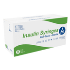 Dynarex Insulin Syringe - Non-Toxic - Individual Wrapped (Model 6945)