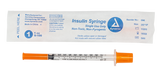 Insulin Syringe - Non-Toxic - Individual Wrapped 28G, 1/2" Needle, 1 cc