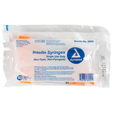 Insulin Syringe - Non-Toxic 29G, 1/2" Needle, 0.5 cc