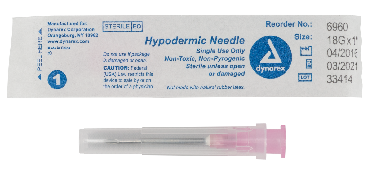 Hypodermic Needle, Non-Toxic (Case)