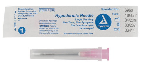 Hypodermic Needle, Non-Toxic (Case)