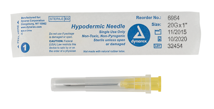 Hypodermic Needle - Non-Toxic Code: 6964