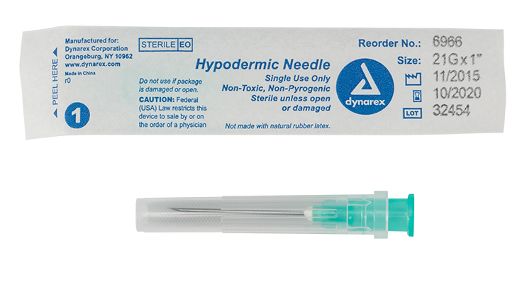 Hypodermic Needle - Non-Toxic Code: 6966