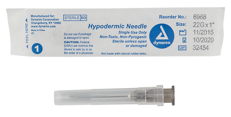 Hypodermic Needle - Non-Toxic Code: 6968