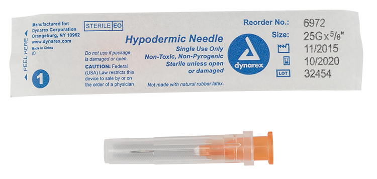 Hypodermic Needle - Non-Toxic Code: 6972