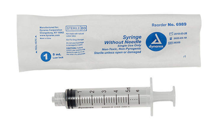 Syringe without Needle - Non Toxic - Luer Lock Code: 6989 Main image