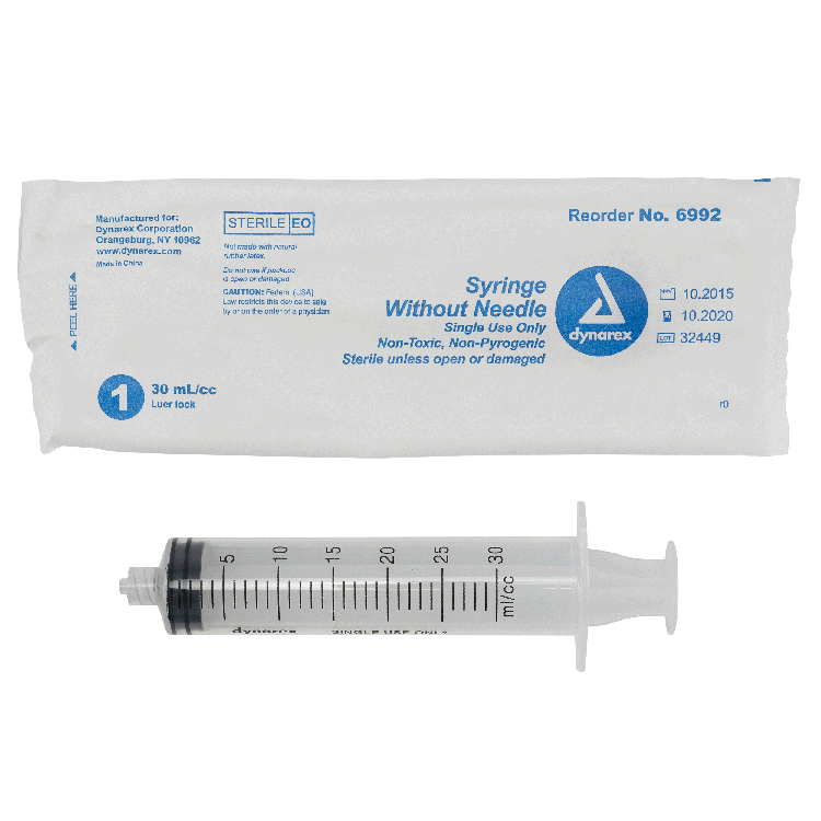Syringe - Luer Lock Code: 6992