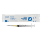 Syringe with Needle, Non-Safety - Luer Lock