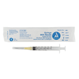 Syringe with Needle, Non-Safety - Luer Lock