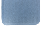 FLATMat w/ Beveled Edge, Woven Pattern 24" x 70" x 3/4", Blue