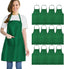 QUICK DROP APRON - .25 mm   Lead Free with Collar  24X38 Hunter Green - Medium