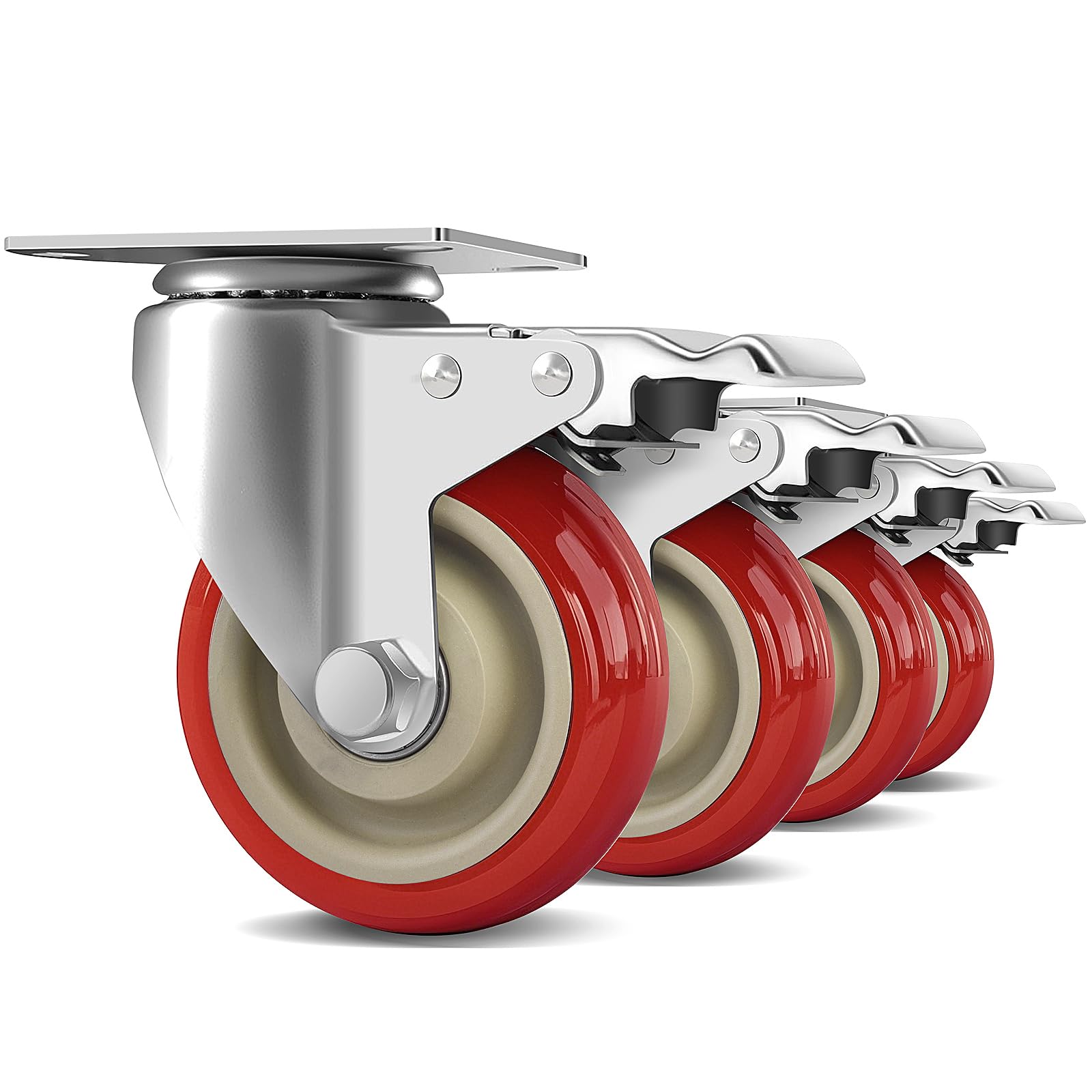4-inch Caster with Brake Code: RPLTC-06CB4