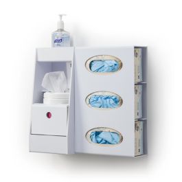 Bowman Dispensers DisinfectStationw/SpringLoadedCanisterHolder