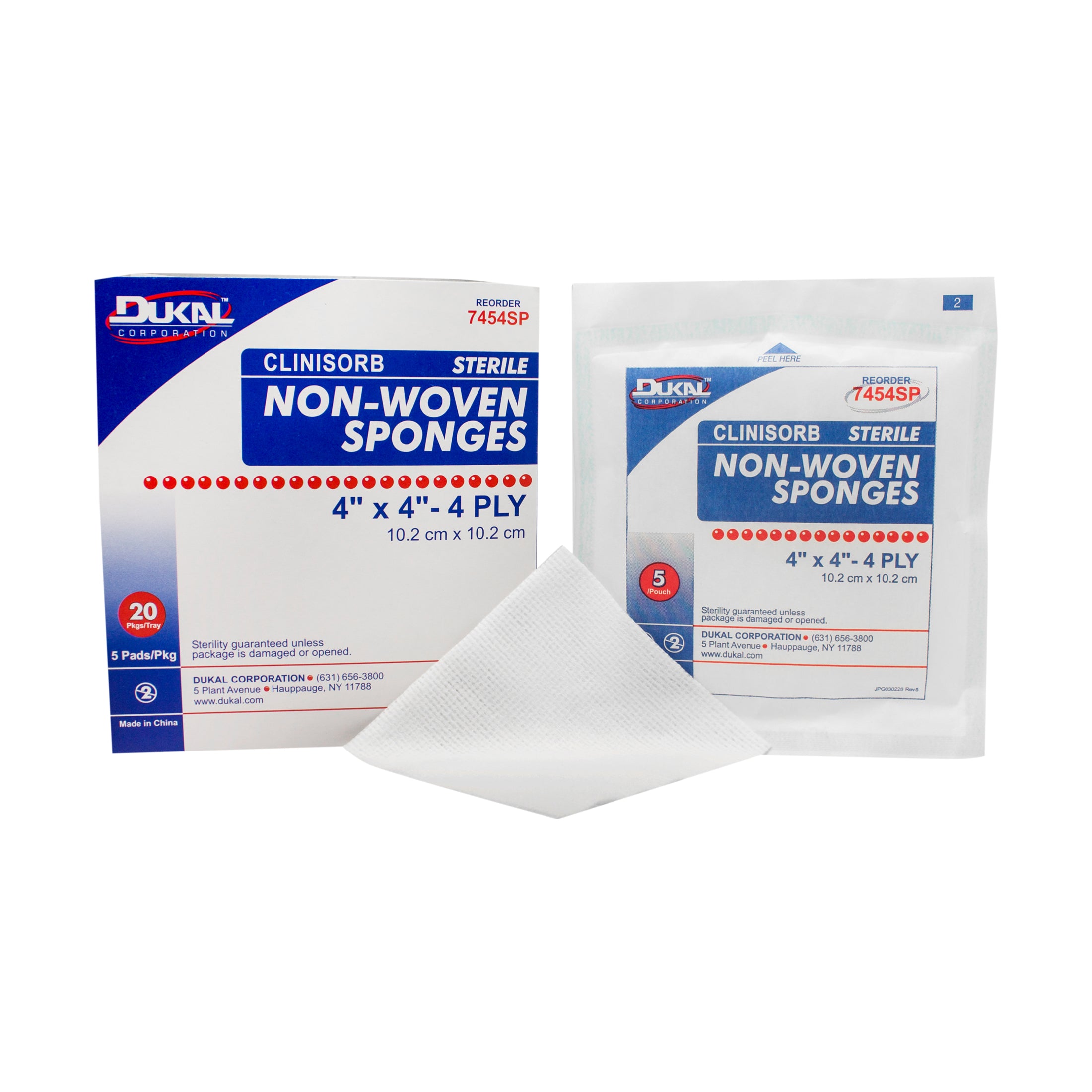 Sterile New Sponge 4" x 4" 4-Ply - 7454SP Main image