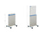 Adjustable Height Mobile Barrier 74" x 31" - available in Clear-Pb only