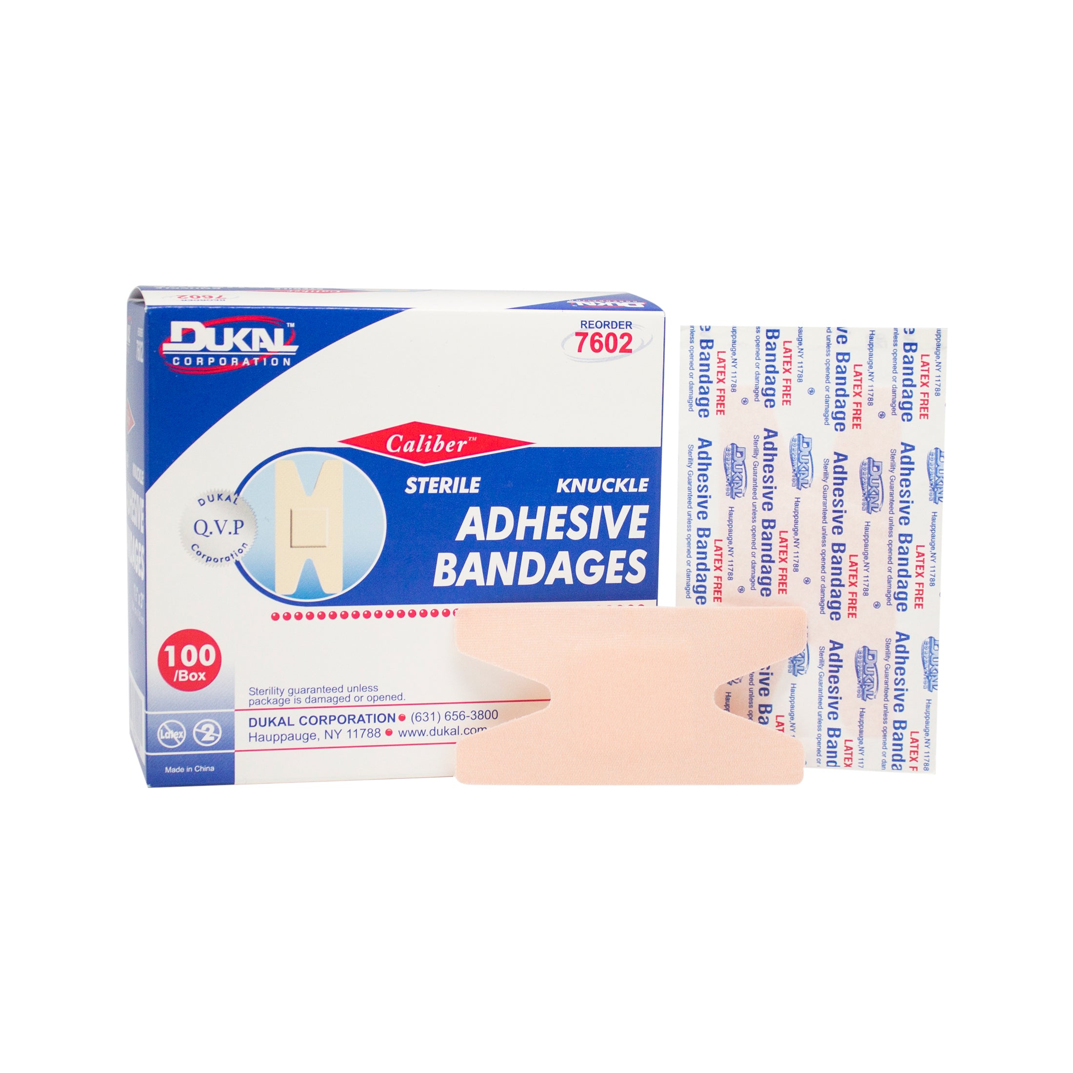 Flexible Fabric Adhesive Bandages Knuckleband 1-1/2 x 3 - 7602 Main image