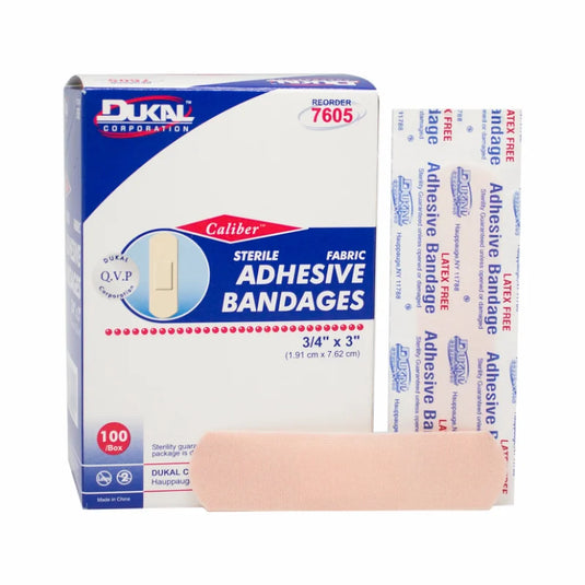 Sterile Fabric Adhesive Bandages 3/4" x 3"